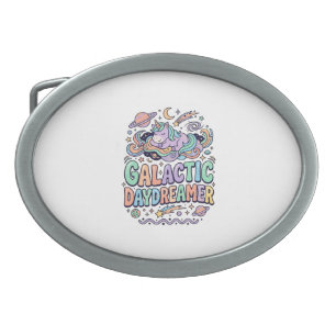 Unicorn Galactic Daydreamer Kawaii Sticker and Shi Belt Buckle