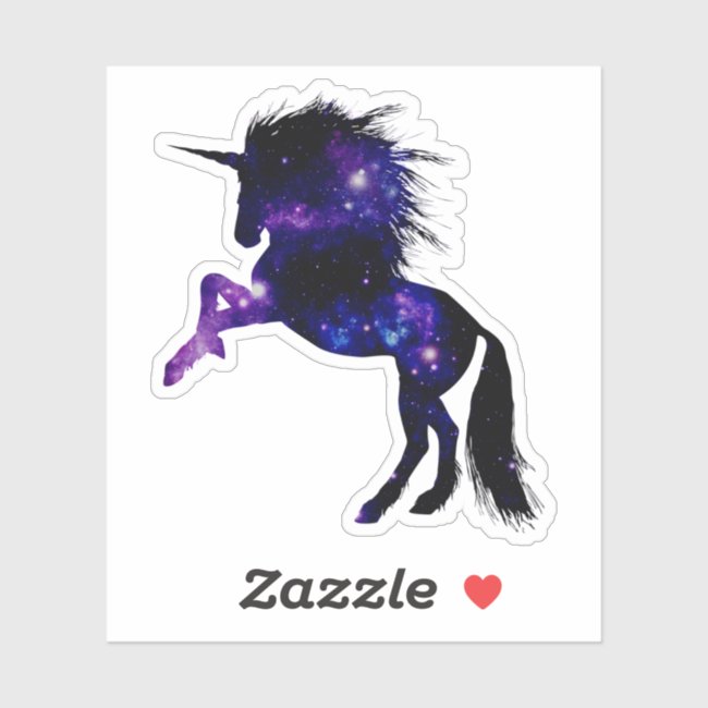 Unicorn Galaxy Sticker