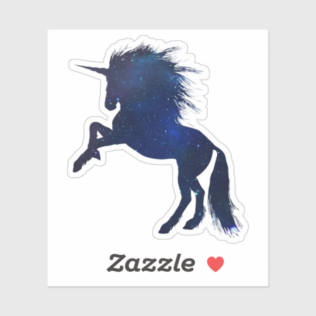 Unicorn Galaxy Sticker