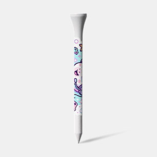 Unicorn Game On Glitter On Graphic Design Merch De Golf Tees