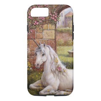 Unicorn Garden Iphone 8/7 Case by thecoveredbridge at Zazzle