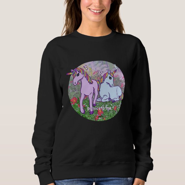 Unicorn Garden Sweatshirt (Front)