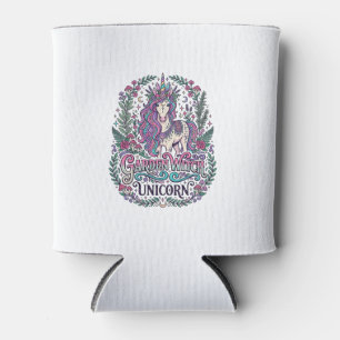 Unicorn Garden Witch Unicorn Colorful Apparel Grap Can Cooler
