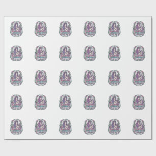 Unicorn Garden Witch Unicorn Colorful Apparel Grap Wrapping Paper