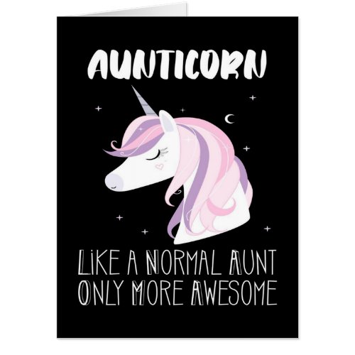 Unicorn  Gift for Mothers Day Card