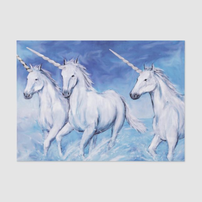 Unicorn Gift Tissue Paper (Front)