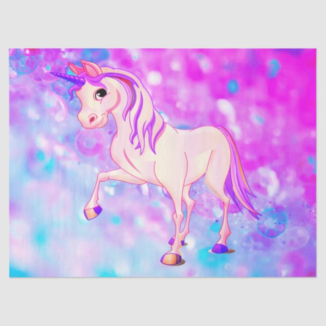 Unicorn Gift Tissue Paper (Front)