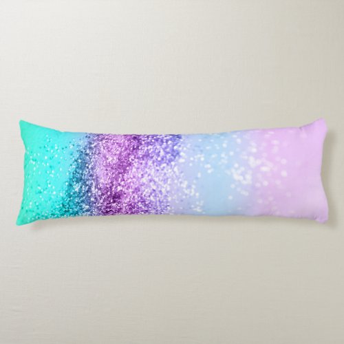 Unicorn Girls Glitter 14 shiny decor art Body Pillow