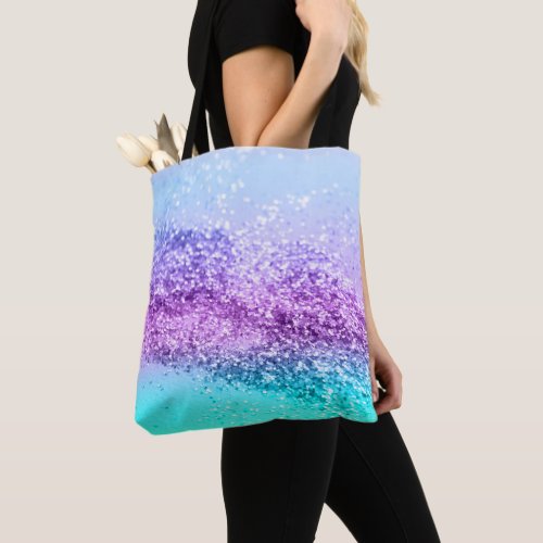 Unicorn Girls Glitter 14 shiny decor art Tote Bag