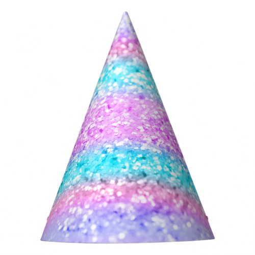 Unicorn Girls Glitter 15 shiny Party Hat