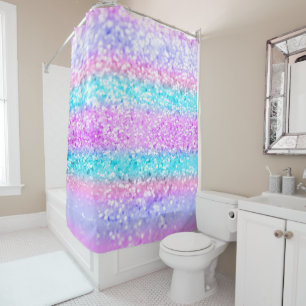 Unicorn Girls Glitter #15 #shiny Shower Curtain