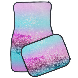 Unicorn Girls Glitter #16 Car Floor Mat
