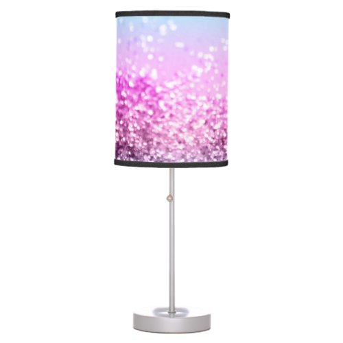 Unicorn Girls Glitter 16 Table Lamp