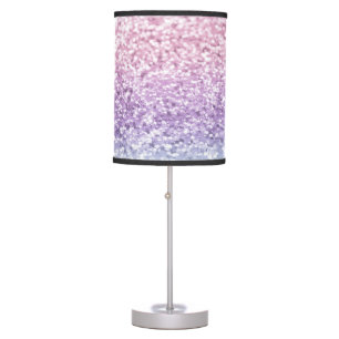 Unicorn Girls Glitter 1 - 2023 (Faux Glitter) #art Table Lamp