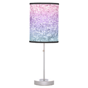 Unicorn Girls Glitter #1 #shiny #pastel Table Lamp