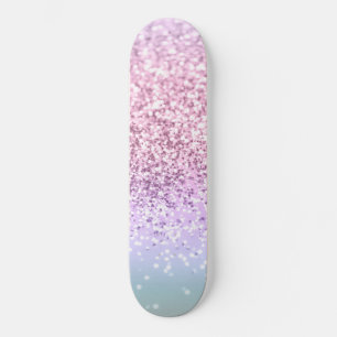 Unicorn Girls Glitter #1c (Faux Glitter) #pastel Skateboard