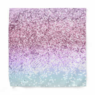 Unicorn Girls Glitter #1d (Faux Glitter) #pastel Bandana