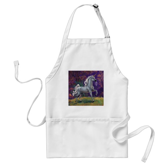 Unicorn Glade Adult Apron (Front)