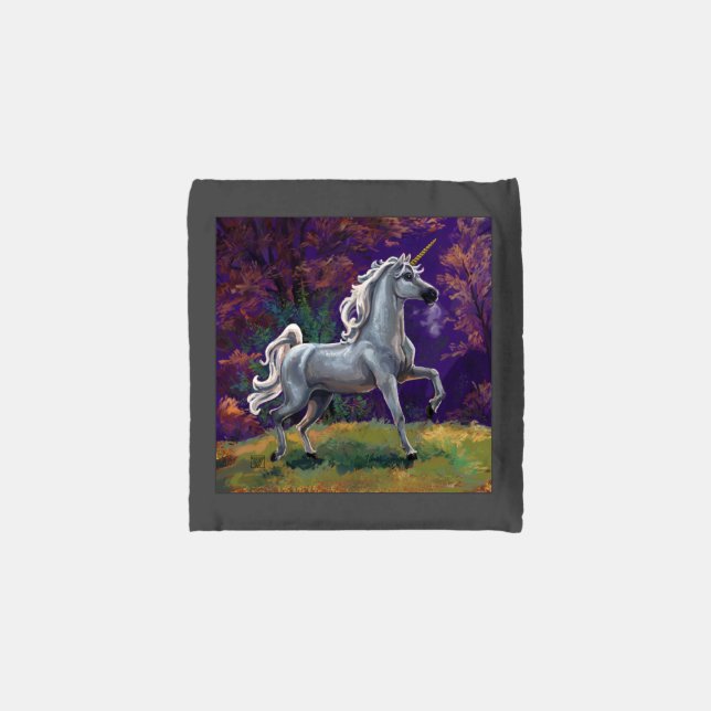 Unicorn Glade Art Reusable Bag (Pouch - Back)