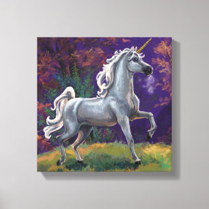 Unicorn Glade Canvas Print