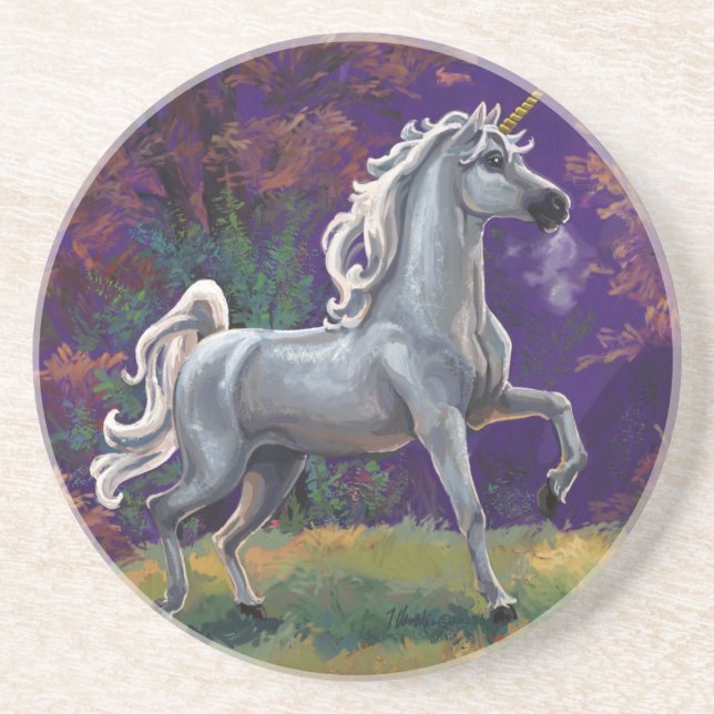 Unicorn Glade Drink Coaster (Front)