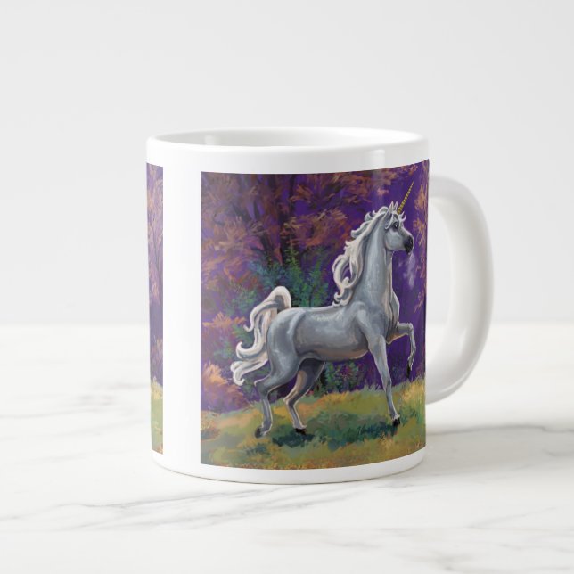 Unicorn Glade Large Coffee Mug (Front Right)