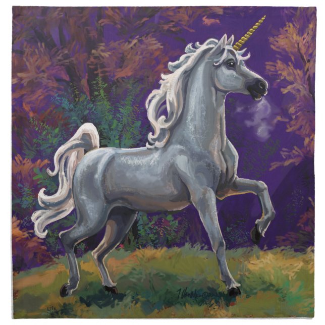 Unicorn Glade Napkin (Front)