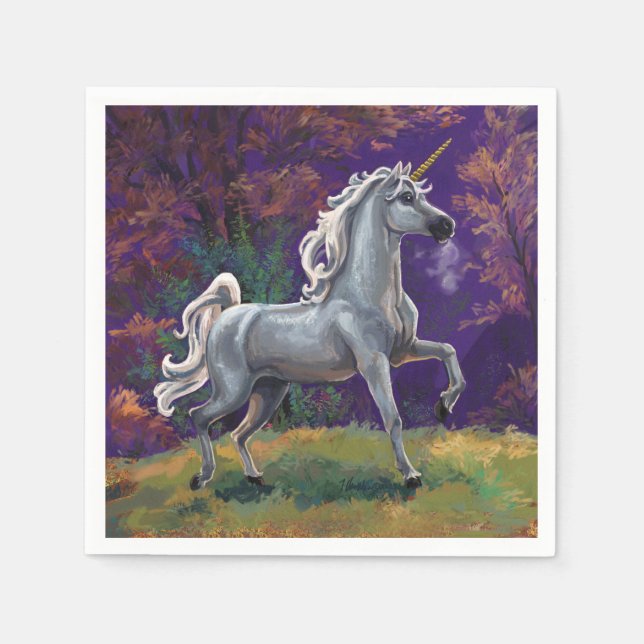 Unicorn Glade Napkins (Front)