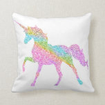 Unicorn Glitter Pillow<br><div class="desc">Throw some magic on your couch or your bed - a glittery unicorn? Yes of course they exist. You are looking at it.</div>