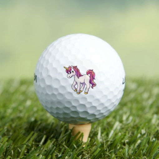 Unicorn Golf Balls Zazzle