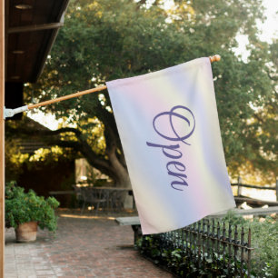 Unicorn Gradient Open Small Business Outdoor Sign