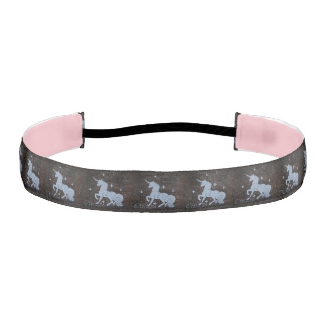 Unicorn Graffiti Athletic Headband (Front)