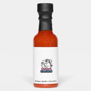 Unicorn Grandad Vintage Engraving Shirt Design_1 Hot Sauces