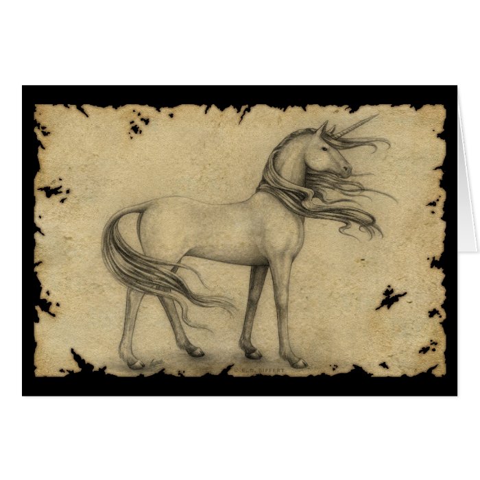 Unicorn Greeting Card