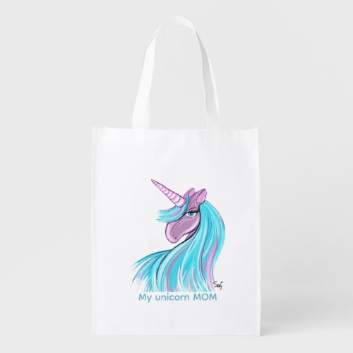 Unicorn Grocery Bag