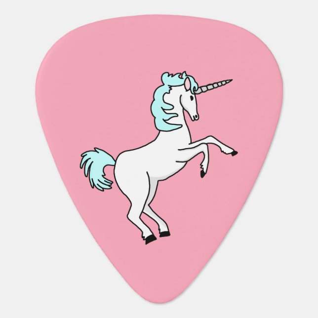 Unicorn Guitar Pick (Front)