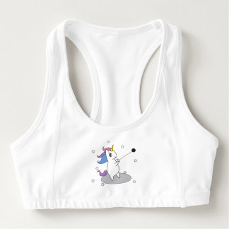 Unicorn Hammer Thrower Sports Bra