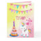 Unicorn Happy 1st Birthday Girl