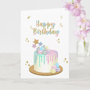 Unicorn Happy Birthday Card