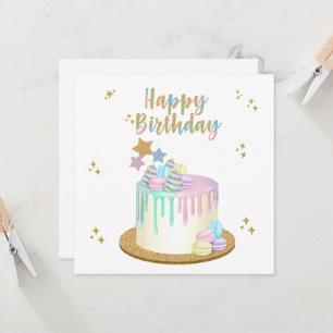 Unicorn Happy Birthday Card