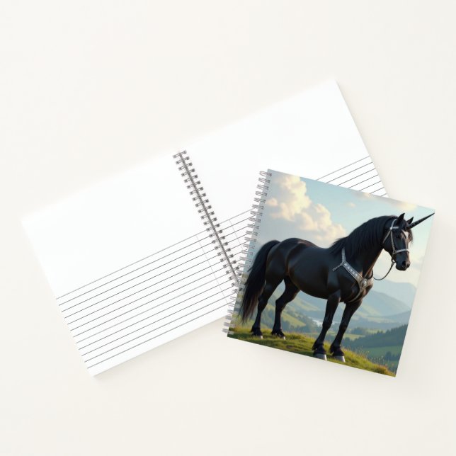 Unicorn Hardcover Notebook (Inside)