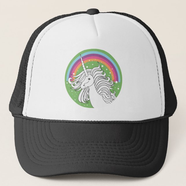 UNICORN HAT GREEN (Front)