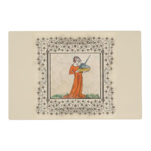 Unicorn Head Customizable Placemat