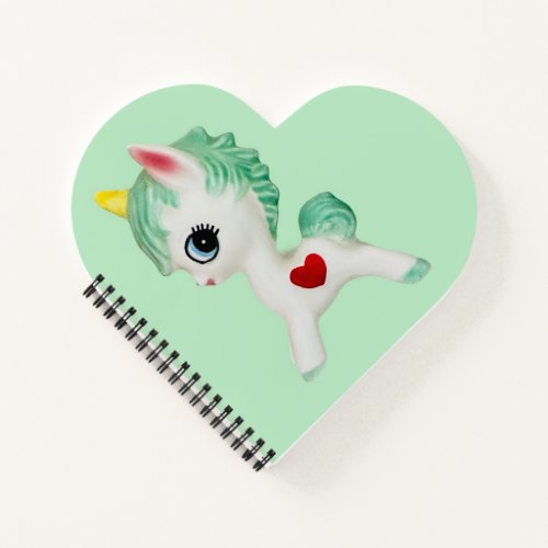 Unicorn Heart Notepad for Sweet Notes Notebook