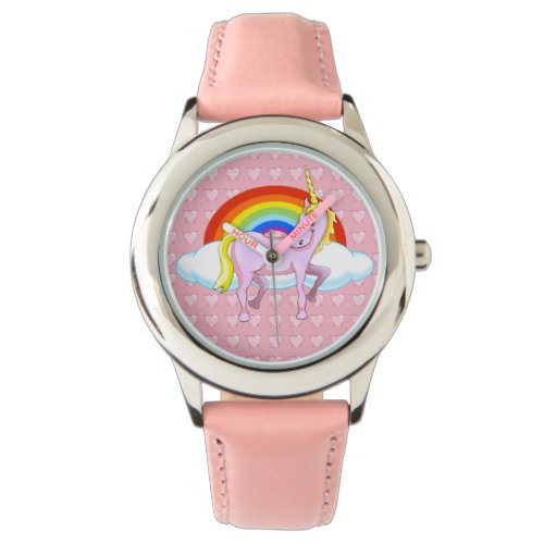 Unicorn  Hearts Wrist Watch