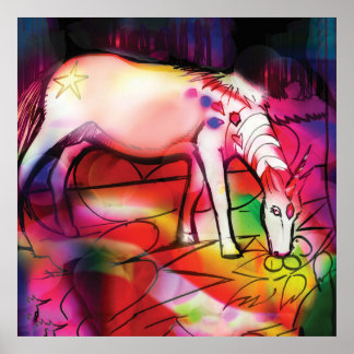 Unicorn Holiday Poster
