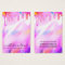 Unicorn Holographic Glitter Drips Earring Display