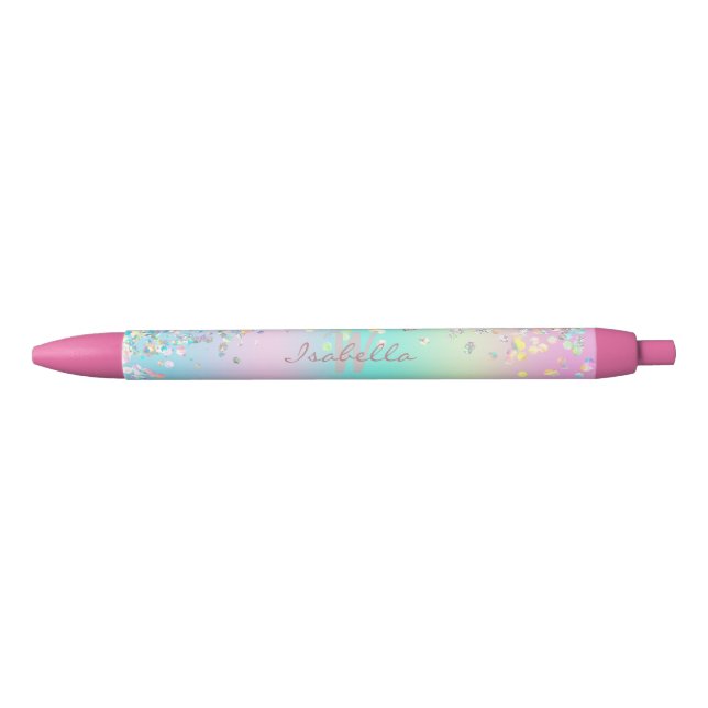 Unicorn Holographic Glitter Pen (Front)