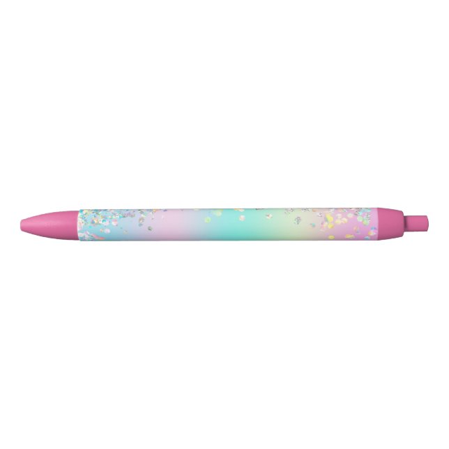 Unicorn Holographic Glitter Pen (Front)