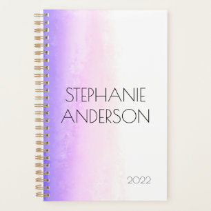 Unicorn Holography Watercolor Abstract Planner
